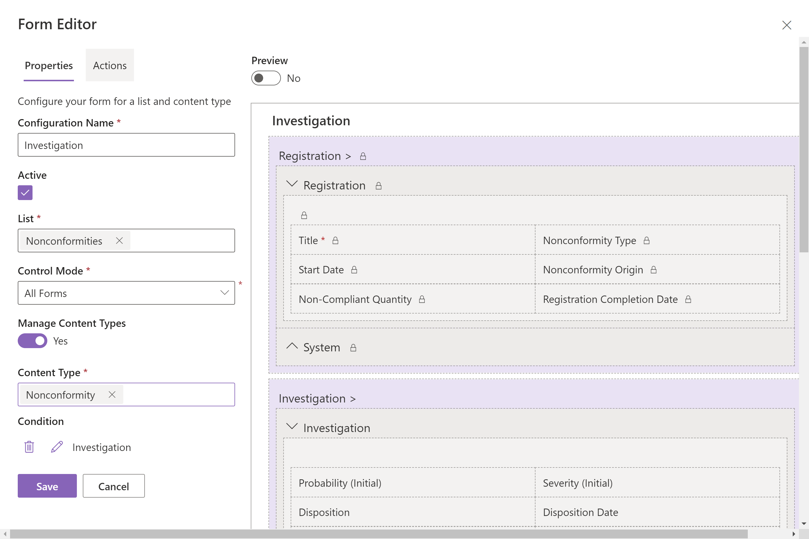 Intelligent Teams Forms