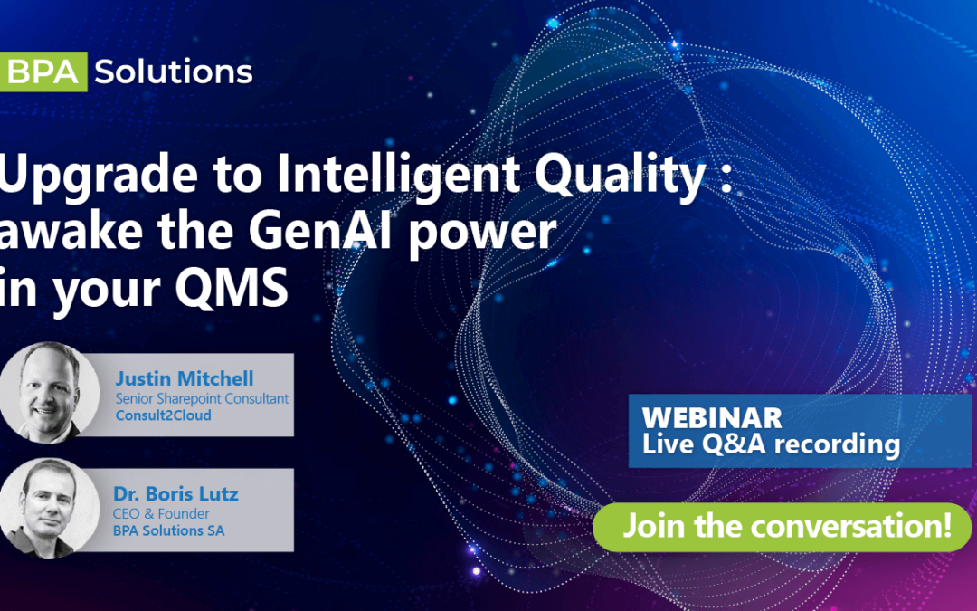 Upgrade to Intelligent Quality: insights from our webinar